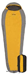 TETON Sports TrailHead Ultralight Mummy Sleeping Bag; Lightweight Backpacking Sleeping Bag for Hiking and Camping Outdoors; Stuff Sack Included; Never Roll Your Sleeping Bag Again; Orange/Grey