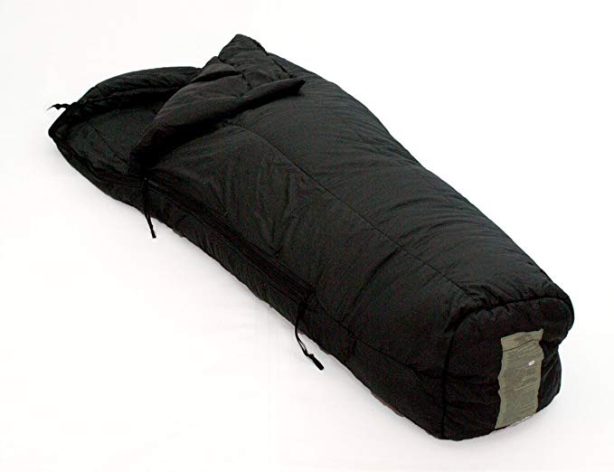 US Military MSS Black Intermediate Cold Weather Mummy Sleeping Bag