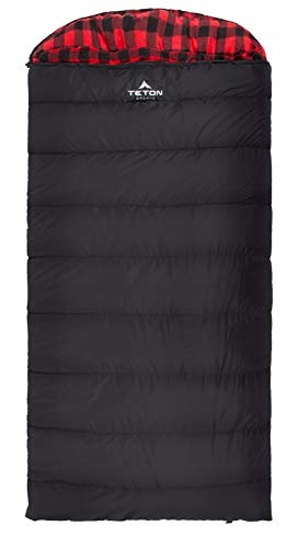 Teton Sports Celsius XXL Sleeping Bag; 0 Degree Sleeping Bag Great for Cold Weather Camping; Lightweight Sleeping Bag; Hiking, Camping; Great to Come Back to After a Long Day on the Trail
