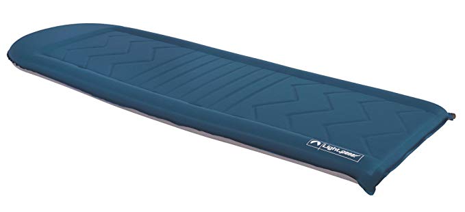 Lightspeed Outdoors Flexform Fit PVC-Free Seld Inflating Sleep Pad (Blue/Gray)