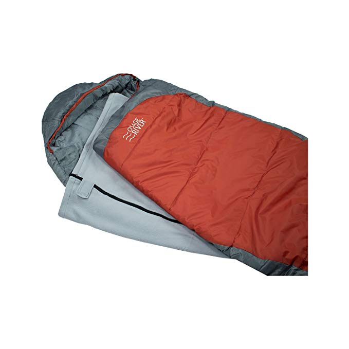 Osage River Sleeping Bag and Fleece Sleeping Bag Liner Bundle: Includes 1 Zero Degree Sleeping Bag and 1 Fleece Liner