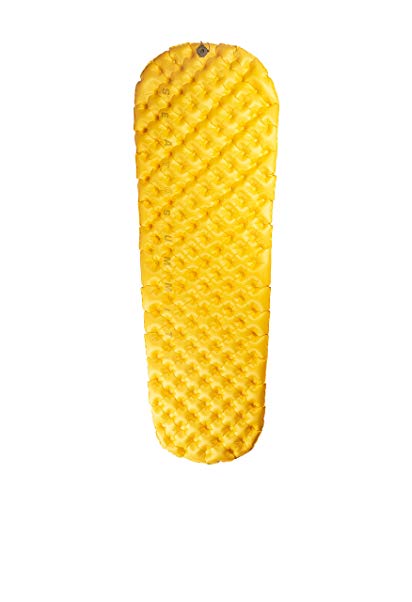 Sea to Summit UltraLight Mat Sleeping Pad with Inflation Pump, Yellow, Small (with Pump)