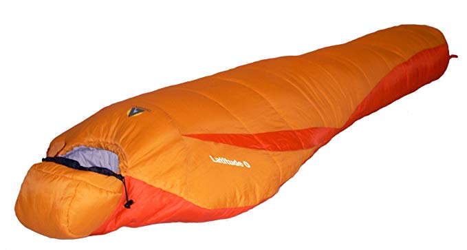 Alpinizmo High Peak USA Latitude 0 Sleeping Bag, Orange