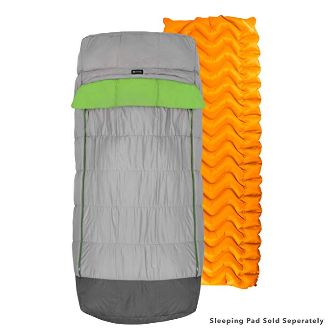 Winterial Sleeping Bag with Pad Sleeve Insert, Comfortable and WARM, Quality, Camping, Adult Sleeping Bag, 32 degree Temperature Rating!
