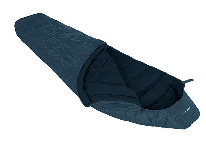 VAUDE Sioux 100 Syn - Very lightweight synthetic fill mummy sleeping bag - Perfect outdoor sleeping bag for summer season