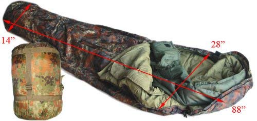 US Army Style Modular Sleeping Bag System--Flectar