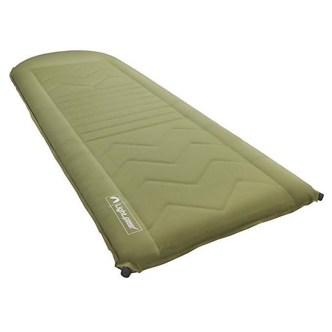 Lightspeed Outdoors Self Inflating Sleep Pad (Green/Brown)