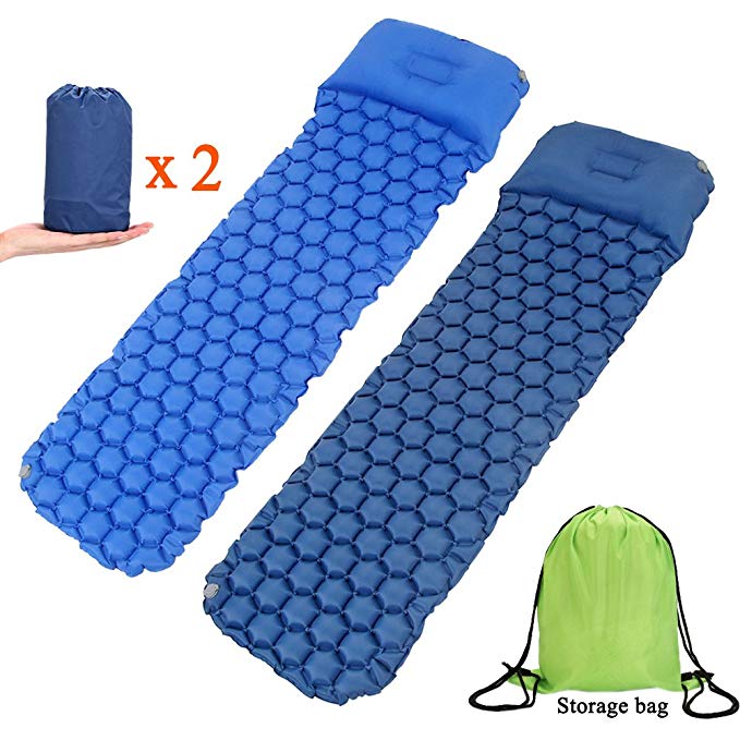 TAFULOR Ultralight Sleeping Pad Outdoor Air Mattress Perfect for Camping Traveling Hammocks and Sleeping Bags,Contoured FlexCell Design.