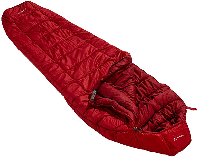 VAUDE Sioux 1000 Syn - Warm 4 season synthetic fill mummy sleeping bag - Perfect for Camping, Hiking and Backpacking